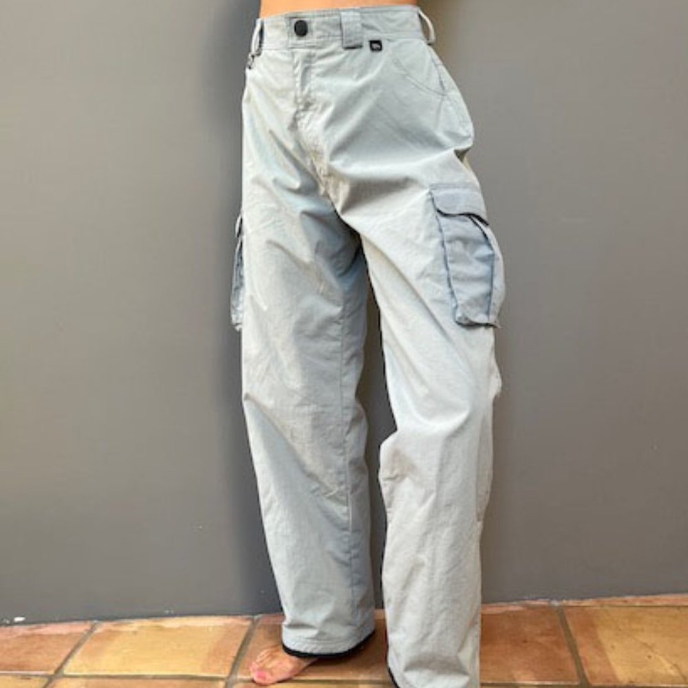 Gray - Twist Gals Gentech - Women's Snowboarding Pants - Size Medium